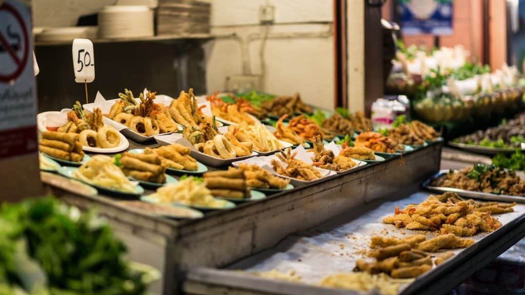 Mercados de Comida y Alimentos de Tailandia