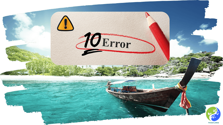 Kesilapan biasa semasa melancong ke Thailand